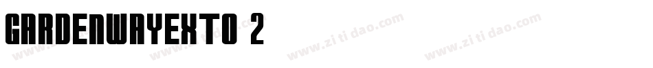 GardenwayExtO 2字体转换